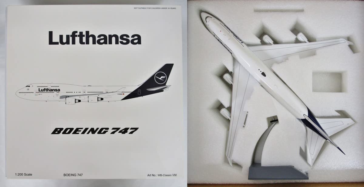 WB MODELS 1/200 B747 ルフトハンザドイツ航空 D-ABVM [WB-Classic-VM